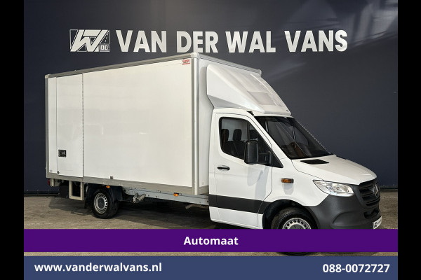 Mercedes-Benz Sprinter 317 CDI 170pk 9G-Tronic Automaat Bakwagen Laadklep 21m3 KUUB Zijdeur Euro6 Airco | Lat om Lat betimmering | Leder Bijrijdersbank