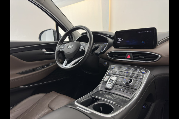 Hyundai Santa Fe 1.6 T-GDI Comfort Smart Sky AWD [ 7-Pers. ] {SoH-100%} (Plug-In) (INCL-BTW) *PANO | LEATHER | FULL-LED | ADAPTIVE-CRUISE | BLINDSPOT | MEMORY-PACK | DIGI-COCKPIT | SHIFTPADDLES | PRIVACYGLASS | NAVI-FULLMAP | KEYLESS | TOWBAR | CARBON | 19''ALU*