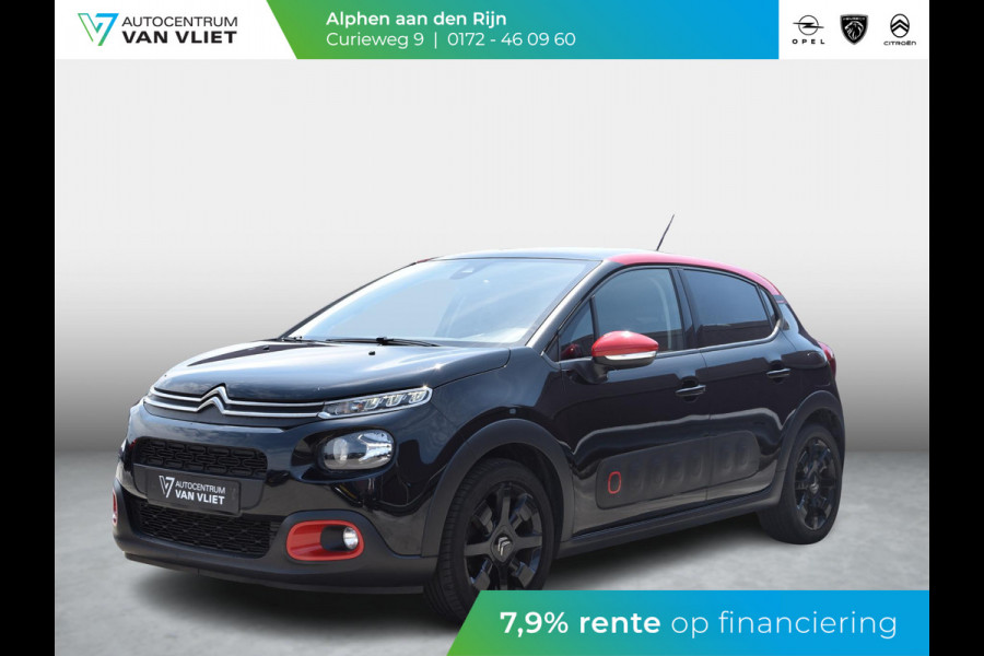 Citroën C3 1.2 PureTech S&S Shine | 100 PK | 17" ZWARTE LM VELGEN | CLIMATE CONTROL | PARKEERSENSOREN MET CAMERA | CRUISE CONTROL | NAVI |