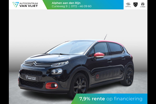 Citroën C3 1.2 PureTech S&S Shine | 100 PK | 17" ZWARTE LM VELGEN | CLIMATE CONTROL | PARKEERSENSOREN MET CAMERA | CRUISE CONTROL | NAVI |