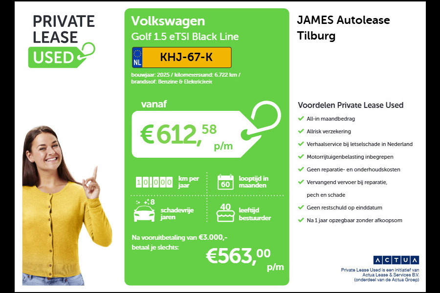 Volkswagen Golf 1.5 eTSI Black Line CAMERA | IQ Light + Grill | VIRTUAL