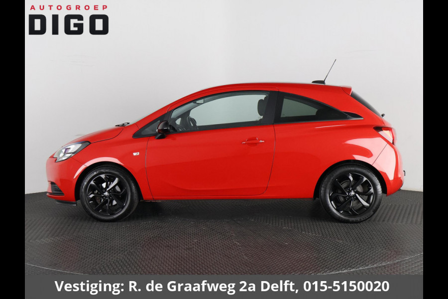Opel Corsa 1.4 Black Edition *Garantie tot 05-2028! | Apple Carplay & AndroidAUTO | Trekhaak | Parkeersensoren | Privacy Glass |