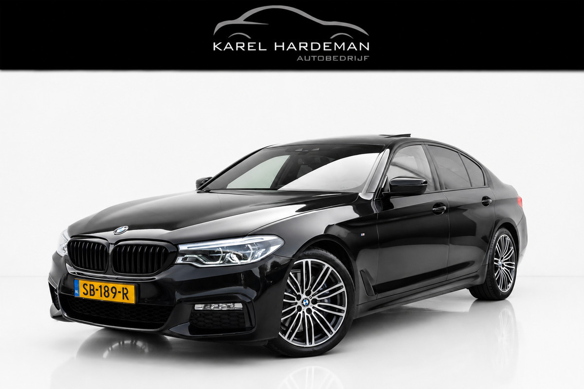 BMW 5 Serie 530i High Executive | M-pakket | Elek. voorstoelen met geheugen | Stoelverwarming | Panoramadak | Klepsysteem
