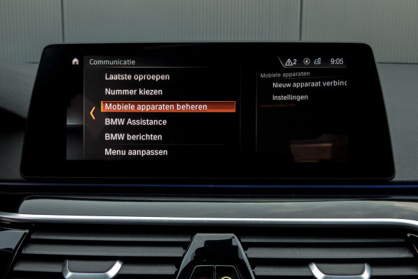 BMW 5 Serie 530i High Executive | M-pakket | Elek. voorstoelen met geheugen | Stoelverwarming | Panoramadak | Klepsysteem