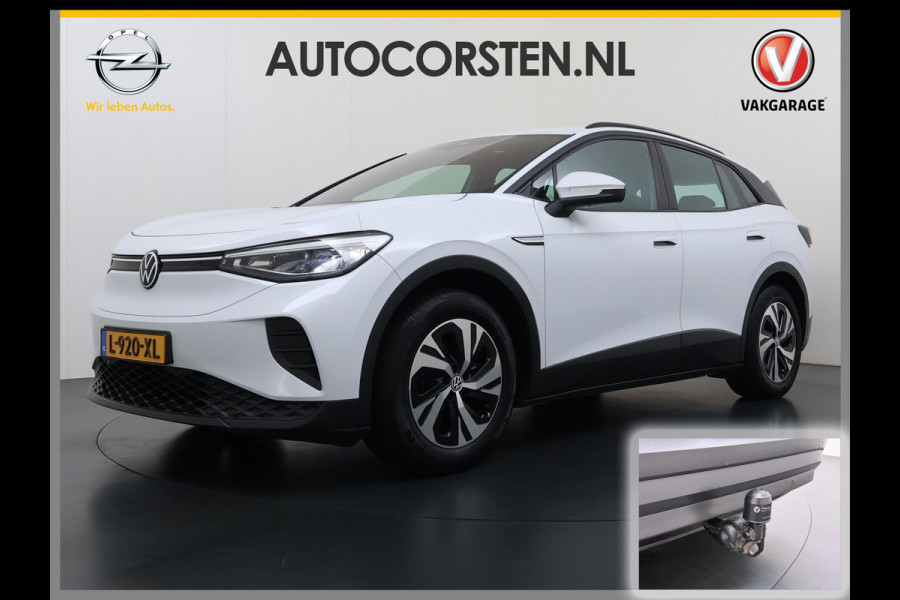 Volkswagen ID.4 Pure 55kWh SOH 89% Trekhaak Adap.Cruise Stoelverwarming Ecc Navi Apple Carplay Android Auto Isofix Lmv Led Bluetooth Connected services Keyless start Rijstrooksensor 1e Eigenaar Origineel Nederlandse Auto