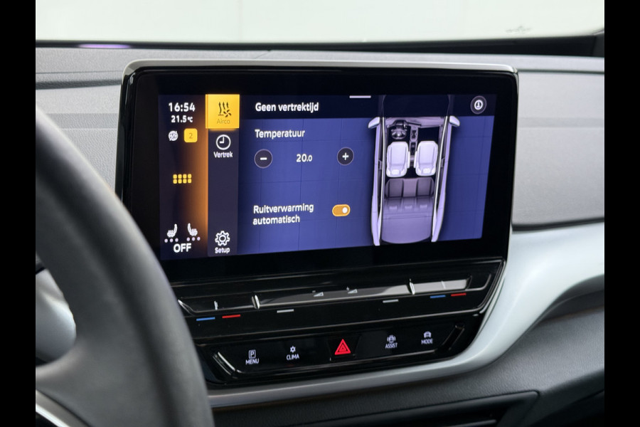 Volkswagen ID.4 Pure 55kWh SOH 89% Trekhaak Adap.Cruise Stoelverwarming Ecc Navi Apple Carplay Android Auto Isofix Lmv Led Bluetooth Connected services Keyless start Rijstrooksensor 1e Eigenaar Origineel Nederlandse Auto