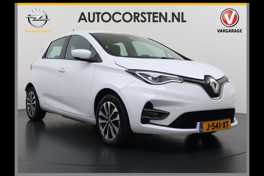 Renault ZOE R135 Zen **52kWh** Warmtepomp Eigen Accu Navi Ecc Apple Carplay/Android Auto Keyless Bluetooth Cruise Control Pdc SOH 76% Regen-Lichtsensor Led Lmv Isofix Lane Assist 1e Eigenaar Dealeronderhouden Origineel Nederlandse Auto