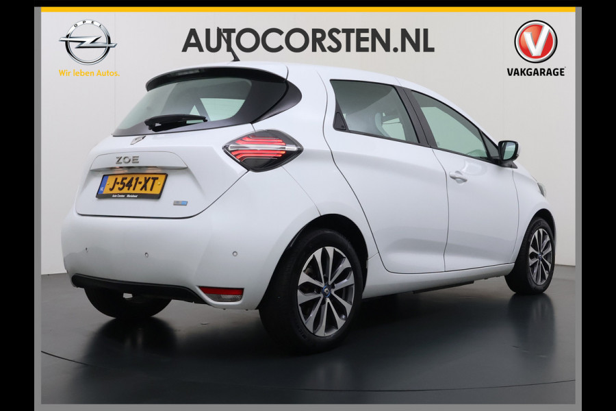 Renault ZOE R135 Zen **52kWh** Warmtepomp Eigen Accu Navi Ecc Apple Carplay/Android Auto Keyless Bluetooth Cruise Control Pdc SOH 76% Regen-Lichtsensor Led Lmv Isofix Lane Assist 1e Eigenaar Dealeronderhouden Origineel Nederlandse Auto