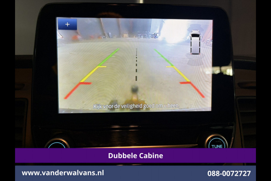 Ford Transit Custom 2.0 TDCI 131pk Automaat L2H1 Dubbele Cabine Euro6 Airco | 6-Zits | Camera | Apple Carplay | Adaptieve Cruisecontrol LED, Android Auto, Trekhaak, Stoelverwarming, Verwarmde voorruit, Parkeersensoren, Achterklep