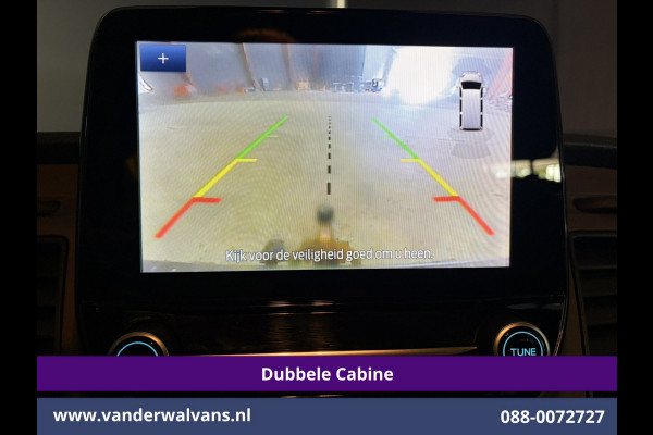 Ford Transit Custom 2.0 TDCI 131pk Automaat L2H1 Dubbele Cabine Euro6 Airco | 6-Zits | Camera | Apple Carplay | Adaptieve Cruisecontrol LED, Android Auto, Trekhaak, Stoelverwarming, Verwarmde voorruit, Parkeersensoren, Achterklep
