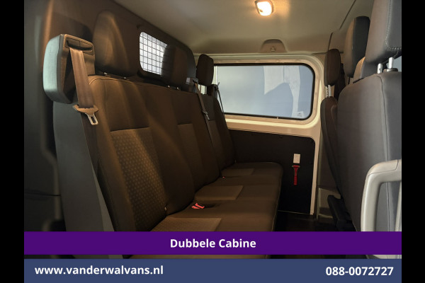 Ford Transit Custom 2.0 TDCI 131pk Automaat L2H1 Dubbele Cabine Euro6 Airco | 6-Zits | Camera | Apple Carplay | Adaptieve Cruisecontrol LED, Android Auto, Trekhaak, Stoelverwarming, Verwarmde voorruit, Parkeersensoren, Achterklep