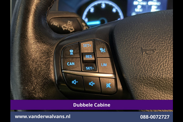 Ford Transit Custom 2.0 TDCI 131pk Automaat L2H1 Dubbele Cabine Euro6 Airco | 6-Zits | Camera | Apple Carplay | Adaptieve Cruisecontrol LED, Android Auto, Trekhaak, Stoelverwarming, Verwarmde voorruit, Parkeersensoren, Achterklep