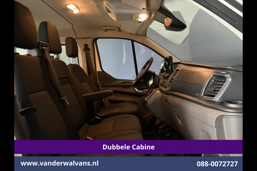 Ford Transit Custom 2.0 TDCI 131pk Automaat L2H1 Dubbele Cabine Euro6 Airco | 6-Zits | Camera | Apple Carplay | Adaptieve Cruisecontrol LED, Android Auto, Trekhaak, Stoelverwarming, Verwarmde voorruit, Parkeersensoren, Achterklep