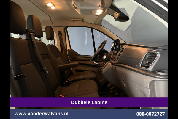 Ford Transit Custom 2.0 TDCI 131pk Automaat L2H1 Dubbele Cabine Euro6 Airco | 6-Zits | Camera | Apple Carplay | Adaptieve Cruisecontrol LED, Android Auto, Trekhaak, Stoelverwarming, Verwarmde voorruit, Parkeersensoren, Achterklep