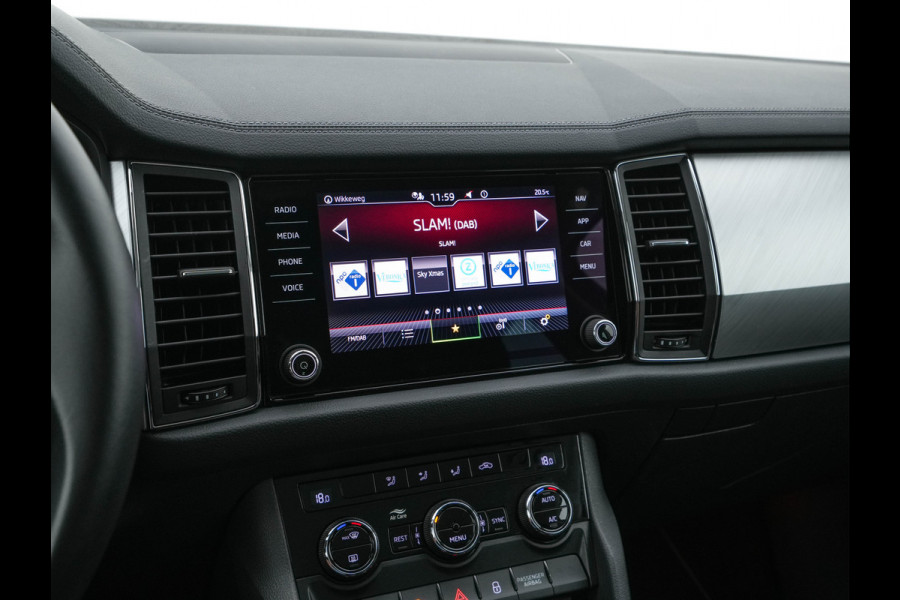 Škoda Kodiaq 1.5 TSI Business Edition (INCL-BTW) *LEATHER-FABRIC | FULL-LED | DIGI-COCKPIT | CAMERA | KEYLESS | DAB+ | NAVI-FULLMAP | SPORTSEATS | PRIVACY-GLASS | ECC | PDC | TOWBAR | CRUISE | 20''ALU*