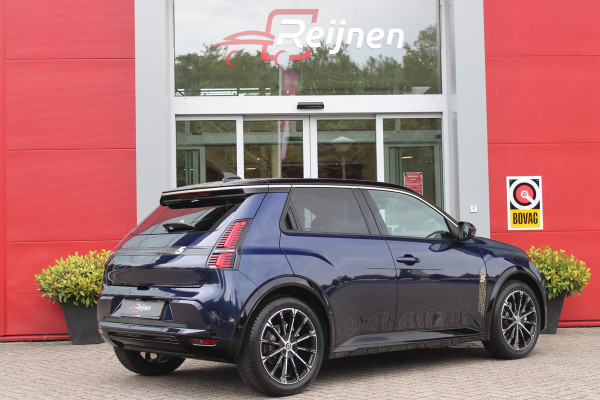 Renault 5 COMFORT RANGE ICONIC CINQ 150PK 52 kWh | PACK WINTER: ELEKTRISCH VERWARMBARE VOORSTOELEN/ELEKTRISCH VERWARMBAAR STUURWIEL/BESTUURDERSSTOEL MET ELEKTRISCH VERSTELBARE LENDESTEUN/IN HOOGTE VERSTELBARE PASSAGIERSSTOEL | PACK PREMIUM SOUND HARMAN KARDON: 9 SPEAKERS WAARVAN 1 SUBWOOFER/VERMOGEN 410 WATT/5 GELUIDSSFEREN: STUDIO/PODCAST/CONCERT/CLUB EN IMMERSION | PACK PARKING: FULL EASY PARK ASSIST MET PARKEERSENSOREN AAN VOOR EN ZIJKANT | PACK SAFETY & ADVANCED DRIVING ASSIST: INTELLIGENT ADAPTIVE CRUISE CONTROL,GEBRUIKT KAARTDATA OM SNELHEID AAN TE PASSEN/ACCUPANT SAFETY E