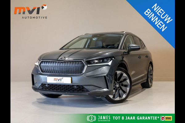 Škoda ENYAQ iV 80 SOH 91% / 204pk / Trekhaak / Panorama dak / Achteruitrij camera / Warmtepomp /