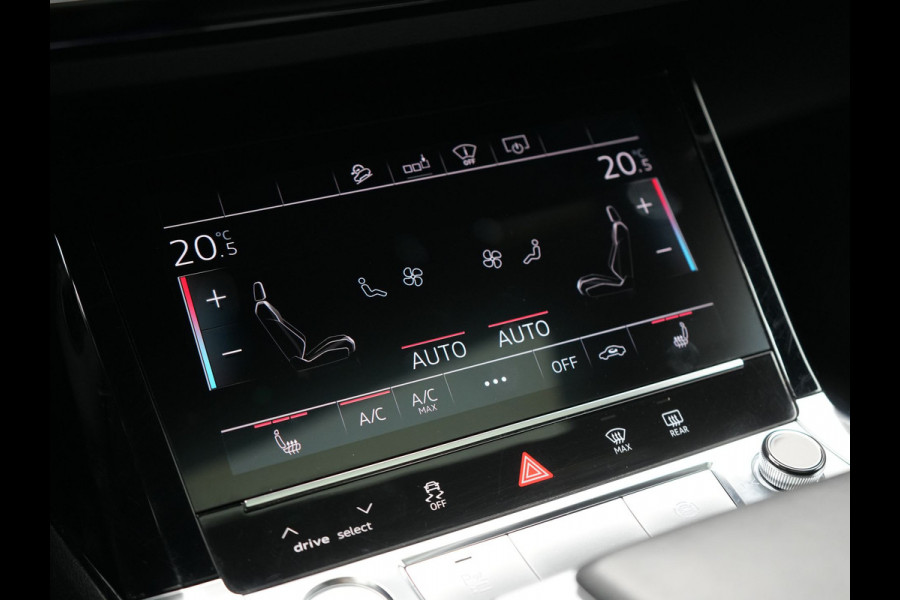 Audi e-tron 50 Quattro S Line 71 kWh 313pk Dealer O.H. | Panodak | Luchtvering | Head Up | Adaptive Cruise | Bang & Olufsen | Camera | Matrix LED | Alcantara Sportstoelen Memory & Verwarmd | Sfeerverlichting | Apple Carplay | Keyless | Blis |