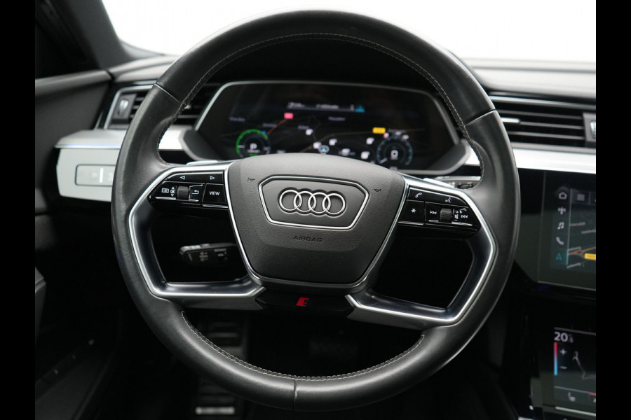 Audi e-tron 50 Quattro S Line 71 kWh 313pk Dealer O.H. | Panodak | Luchtvering | Head Up | Adaptive Cruise | Bang & Olufsen | Camera | Matrix LED | Alcantara Sportstoelen Memory & Verwarmd | Sfeerverlichting | Apple Carplay | Keyless | Blis |