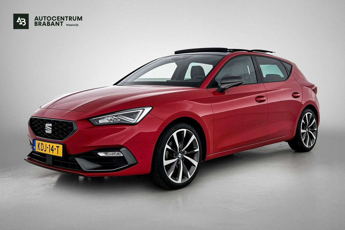 Seat Leon 1.5 TSI FR (Goed OndH, Panorama, Camera, Trekhaak, SfeerV, Elektrische stoelen, Etc)
