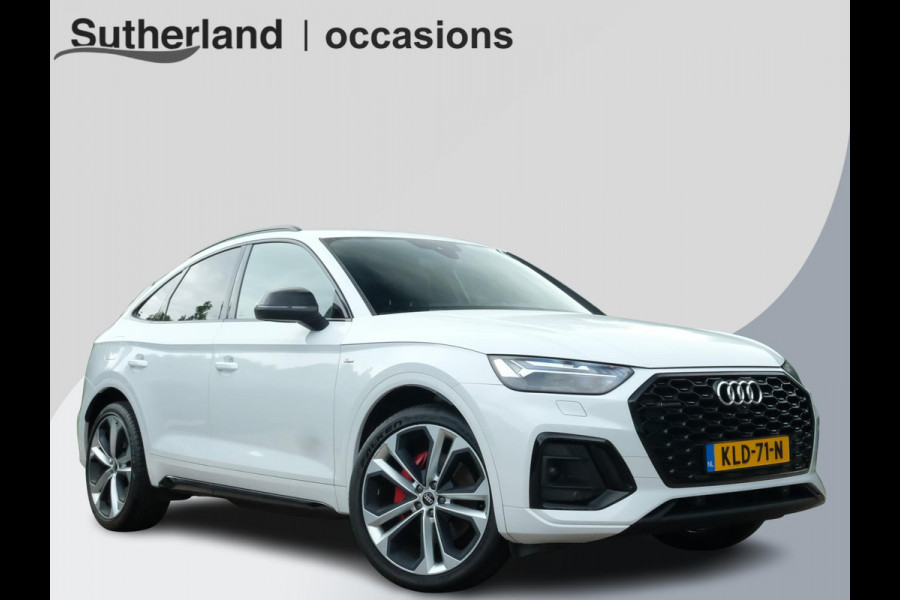 Audi Q5 Sportback 55 TFSI e S edition 367 PK | S Line | Trekhaak | Luchtvering |  21 inch Audi Sport | Stoelverwarming | Bang&Olufsen | Adaptive cruise control | Dodehoeksensoren | Lendesteunverstelling