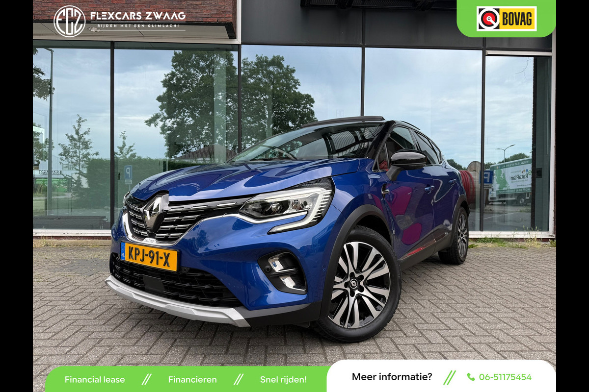 Renault Captur 1.3 TCe 140 Initiale Paris - Automaat - Pano/Schuifdak - Leder - Navi