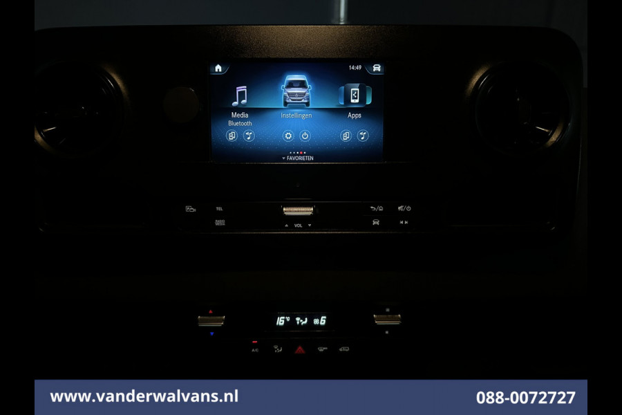 Mercedes-Benz Sprinter 316 CDI 164pk L3H2 Euro6 Airco | Camera | Apple Carplay | Cruisecontrol | Trekhaak Android Auto, Stoelverwarming, Bijrijdersbank
