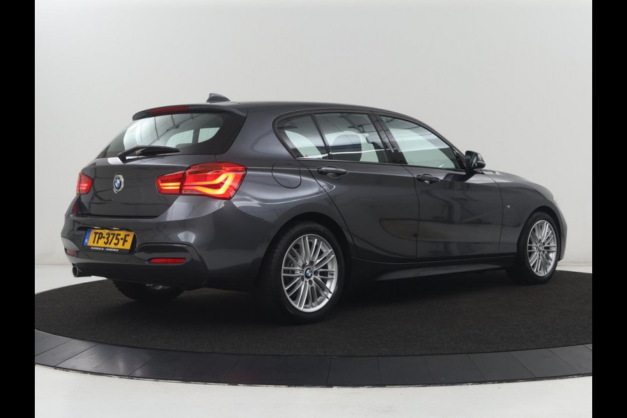 BMW 1-serie 118i High Executive M-SPORT | Leder | Full LED | Climate control | Stoelverwarming | Park assist | Cruise control | DAB | Bluetooth | Sfeerverlichting |