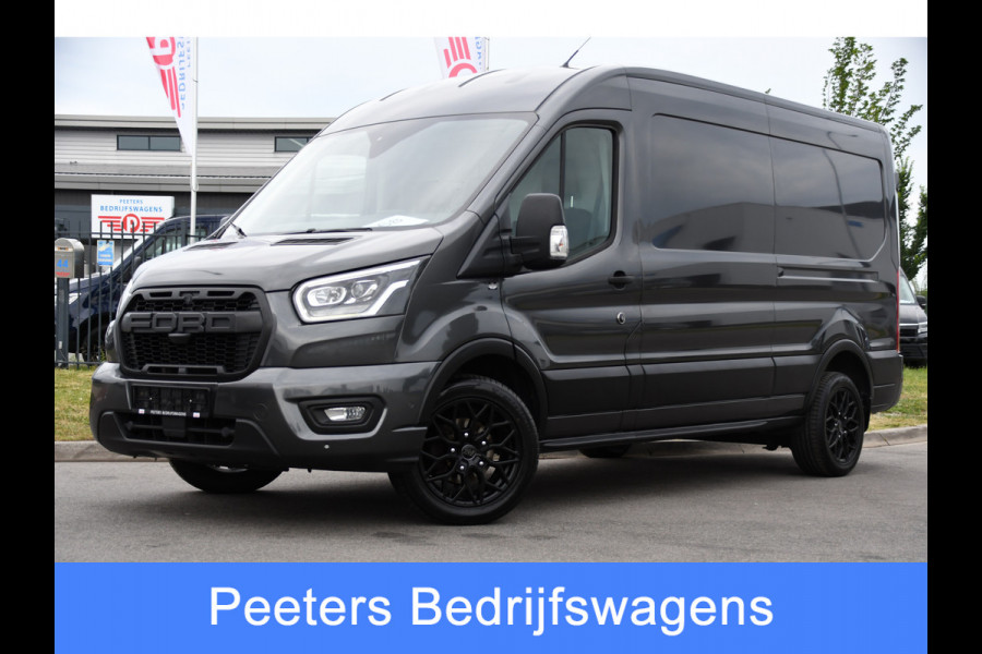 Ford Transit 350 2.0 TDCI L3H2 Limited PB Edition Camera, Cruise, Carplay, Xenon, Automaat, 185pk, Stoelverwarming, Trekhaak, Sensoren, Uniek!