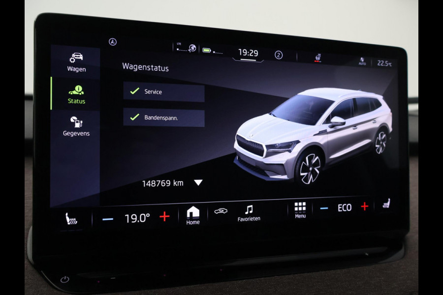 Škoda ENYAQ iV 60 FIRST EDITION + CHRYSTAL LIGHTNING | 21 INCH | ADAPTIVE CRUISE | MEMORY | SFEERVERLICHTING