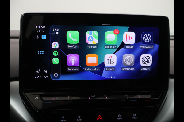 Volkswagen ID.4 PRO 77 kWh 204 PK MOONSTONE GREY + CAMERA | ADAPTIVE CRUISE | SFEER | STOELVERWARMING