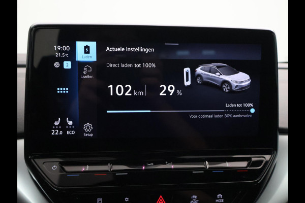 Volkswagen ID.4 PRO 77 kWh 204 PK MOONSTONE GREY + CAMERA | ADAPTIVE CRUISE | SFEER | STOELVERWARMING