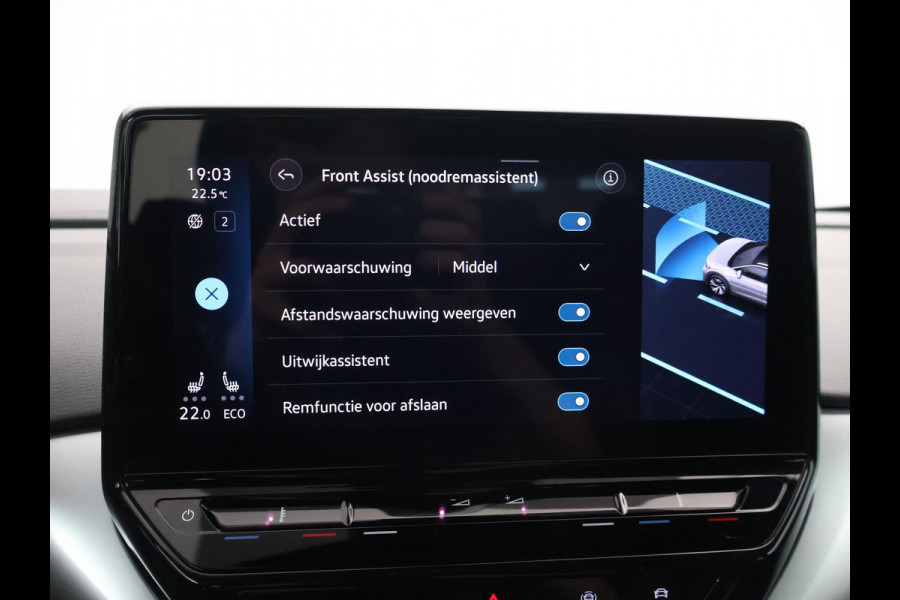 Volkswagen ID.4 PRO 77 kWh 204 PK MOONSTONE GREY + CAMERA | ADAPTIVE CRUISE | SFEER | STOELVERWARMING