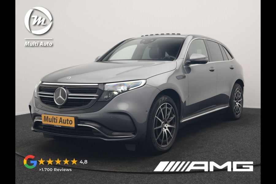 Mercedes-Benz EQC 400 4MATIC Business Solution AMG 80 kWh 408pk Dealer O.H. | Panodak | Adaptive Cruise | Head Up | 360 Camera | Burmester Audio | Lederen Sportstoelen Massage & Memory | Sfeerverlichting | Blis | Widescreen Navi | Stoelverwarming | DAB |