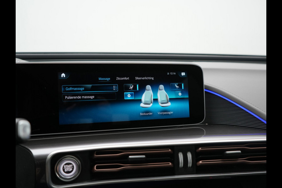 Mercedes-Benz EQC 400 4MATIC Business Solution AMG 80 kWh 408pk Dealer O.H. | Panodak | Adaptive Cruise | Head Up | 360 Camera | Burmester Audio | Lederen Sportstoelen Massage & Memory | Sfeerverlichting | Blis | Widescreen Navi | Stoelverwarming | DAB |