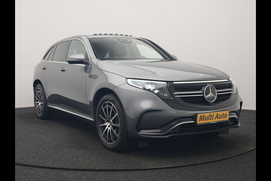 Mercedes-Benz EQC 400 4MATIC Business Solution AMG 80 kWh 408pk Dealer O.H. | Panodak | Adaptive Cruise | Head Up | 360 Camera | Burmester Audio | Lederen Sportstoelen Massage & Memory | Sfeerverlichting | Blis | Widescreen Navi | Stoelverwarming | DAB |