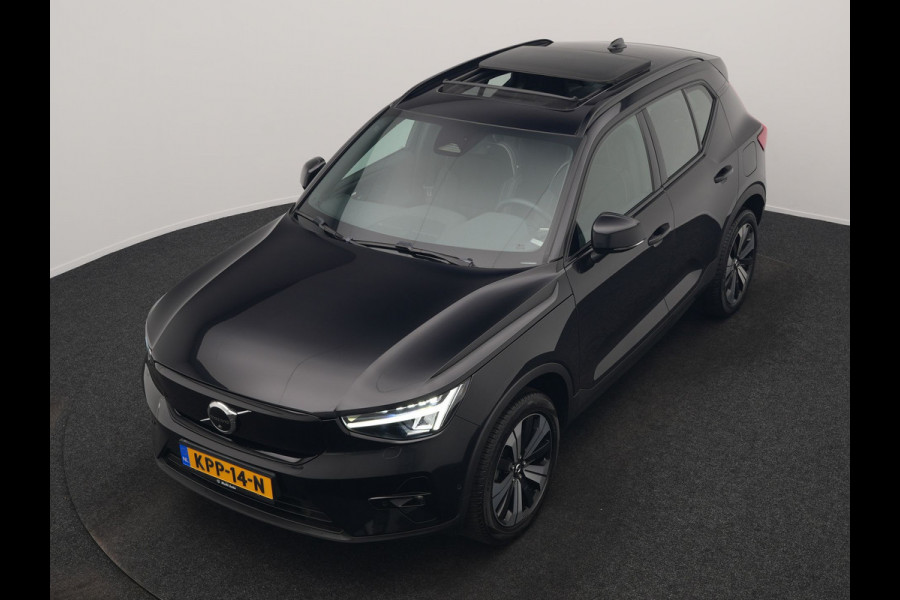 Volvo XC40 Ultimate Recharge Pure 70 kWh 231pk Dealer O.H. | Trekhaak Af Fabriek | Panodak | Adaptive Cruise | 360 Camera | Harman / Kardon | Alcantara Sportstoelen Memory & Verwarmd | Keyless | Blis | Apple Carplay | Google Assistent | DAB |