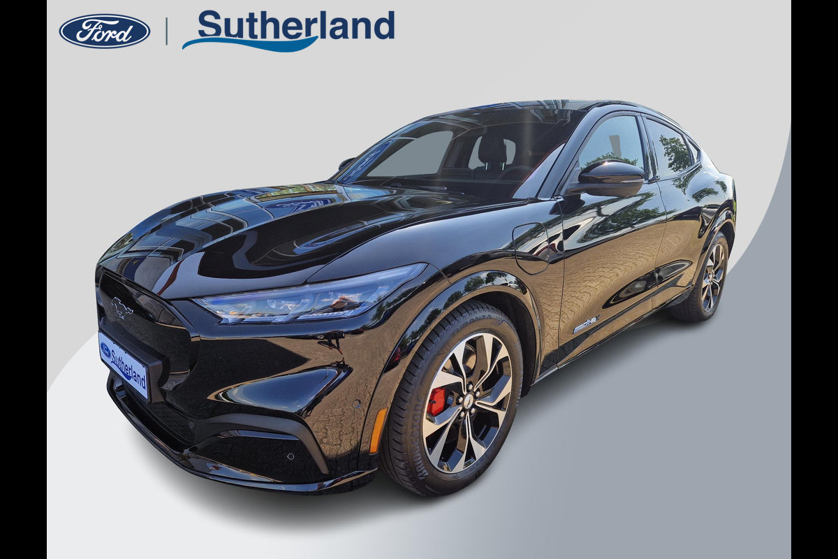 Ford Mustang Mach-E Extended AWD 98 kWh | maar 17435 KM! | Panoramadak | B&O | Lederen bekleding | 20 inch LMV incl rode remklauwen | Electrische achterklep | Elect.stoelverstelling + memo