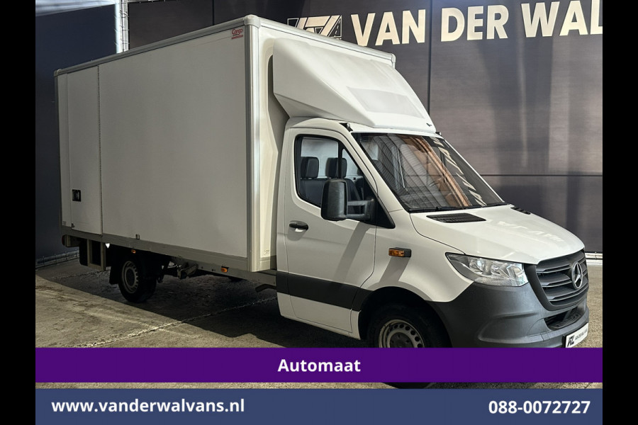 Mercedes-Benz Sprinter 317 CDI 170pk 9G-Tronic Automaat Bakwagen Laadklep 21m3 KUUB Zijdeur Euro6 Airco | Lat om Lat betimmering | Leder Bijrijdersbank