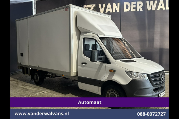 Mercedes-Benz Sprinter 317 CDI 170pk 9G-Tronic Automaat Bakwagen Laadklep 21m3 KUUB Zijdeur Euro6 Airco | Lat om Lat betimmering | Leder Bijrijdersbank