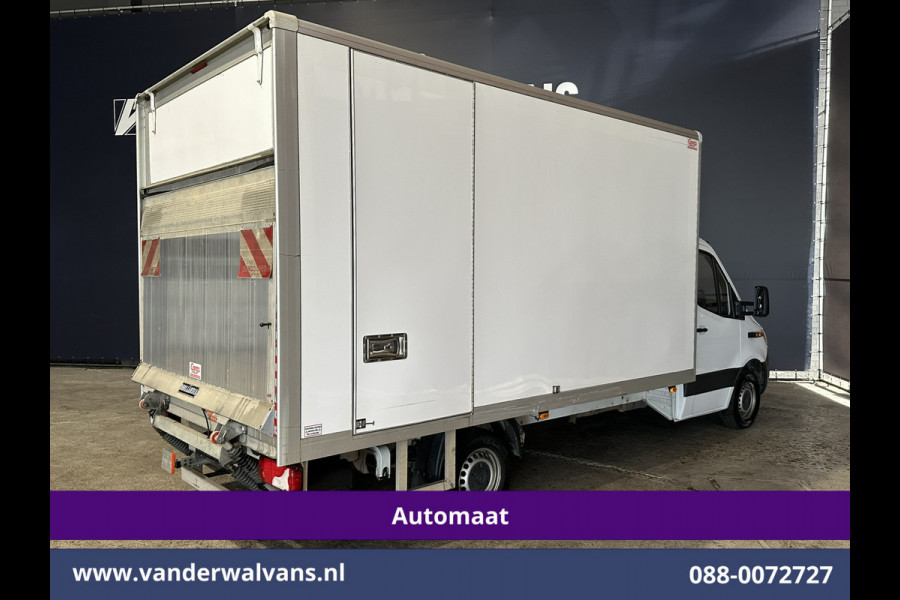Mercedes-Benz Sprinter 317 CDI 170pk 9G-Tronic Automaat Bakwagen Laadklep 21m3 KUUB Zijdeur Euro6 Airco | Lat om Lat betimmering | Leder Bijrijdersbank