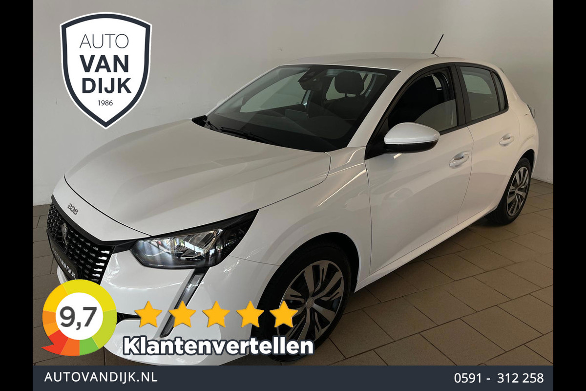 Peugeot 208 1.2 PureTech Active AIRCO CLIMA NAVI CRUISE APPLE CARPLAY ANDROID AUTO BLUETOOTH MULTI STUUR PDC ZEER NETTE AUTO