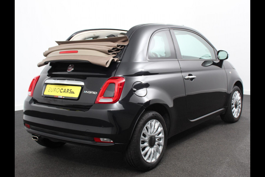 Fiat 500C 1.0 Hybrid Bellavita Navigatie  Climate Control  Apple Carplay/Android Auto  Dab Digitale Cockpit Parkeer sensoren