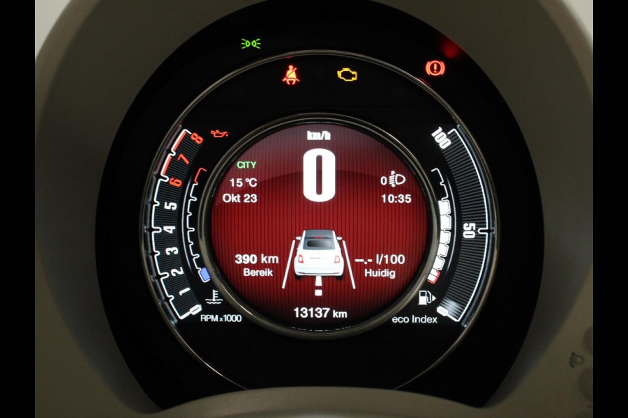 Fiat 500C 1.0 Hybrid Bellavita Navigatie  Climate Control  Apple Carplay/Android Auto  Dab Digitale Cockpit Parkeer sensoren