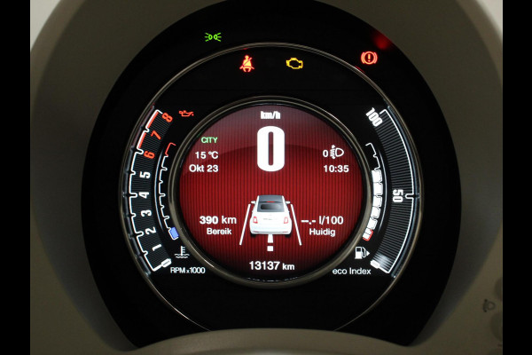 Fiat 500C 1.0 Hybrid Bellavita Navigatie  Climate Control  Apple Carplay/Android Auto  Dab Digitale Cockpit Parkeer sensoren