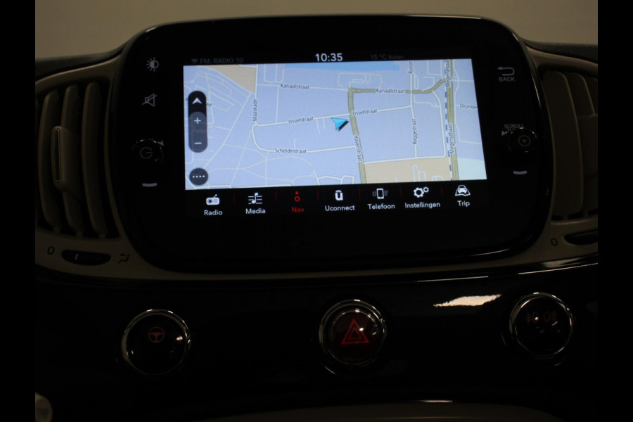 Fiat 500C 1.0 Hybrid Bellavita Navigatie  Climate Control  Apple Carplay/Android Auto  Dab Digitale Cockpit Parkeer sensoren
