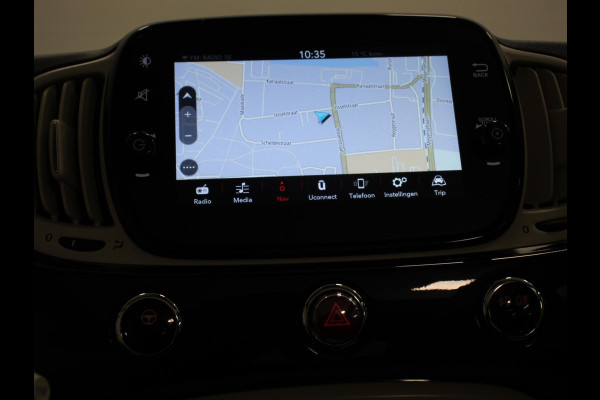 Fiat 500C 1.0 Hybrid Bellavita Navigatie  Climate Control  Apple Carplay/Android Auto  Dab Digitale Cockpit Parkeer sensoren