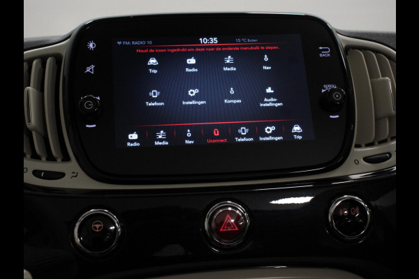Fiat 500C 1.0 Hybrid Bellavita Navigatie  Climate Control  Apple Carplay/Android Auto  Dab Digitale Cockpit Parkeer sensoren