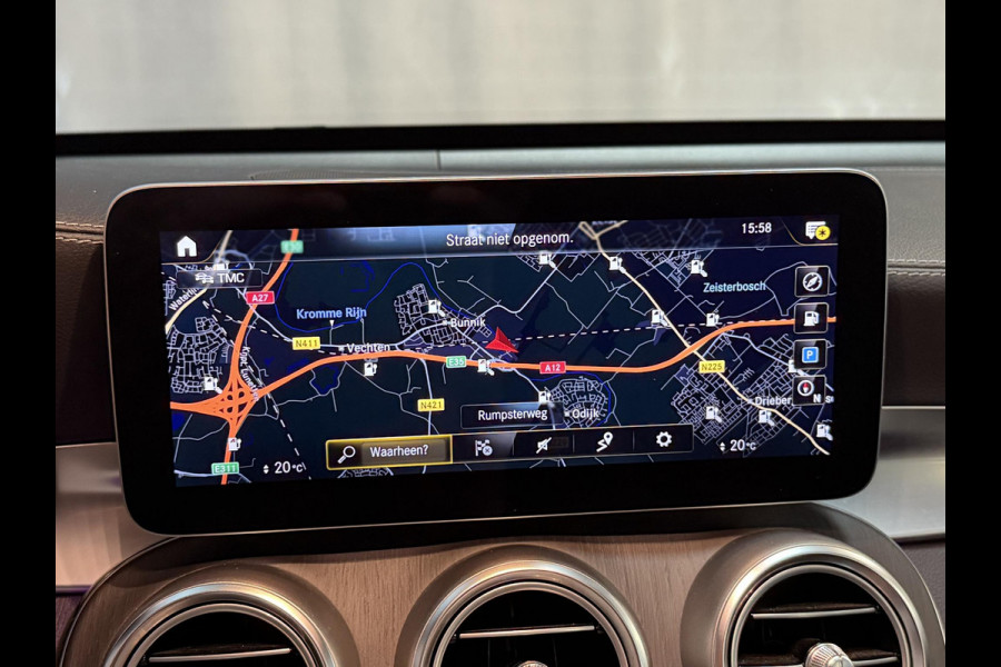 Mercedes-Benz GLC 300e 4MATIC AMG Line 19"/Luchtvering/Matrix LED/Keyless/Memory + stoelverwarming/Sfeerverlichting/Elektrische klep/Apple Carplay & Android Auto