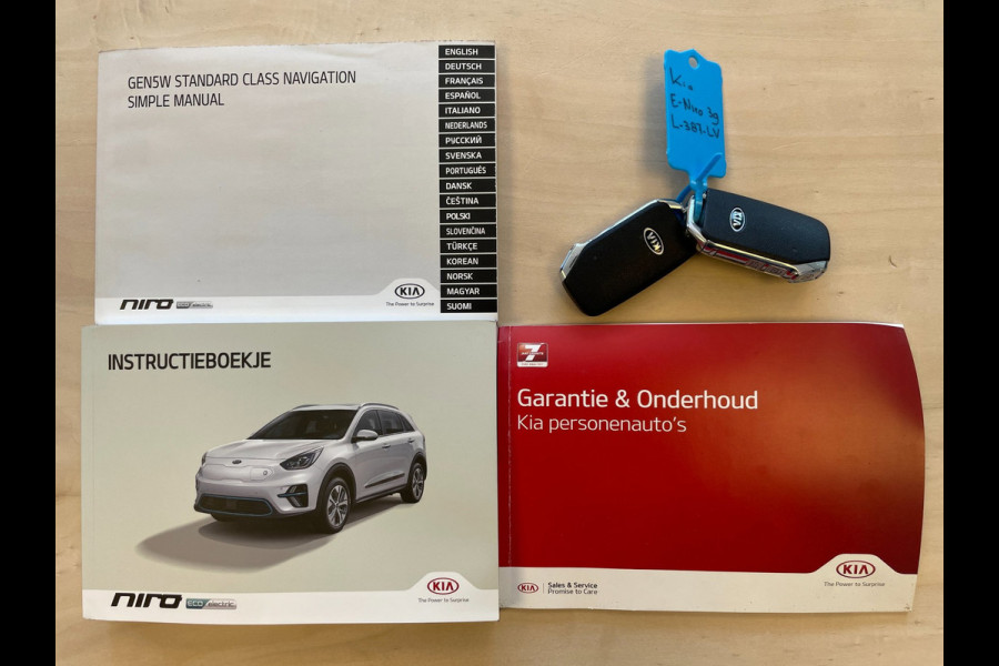 Kia e-Niro DynamicPlusLine 39 kWh|100% SOH|1/2 LEDER|DAKJE|ACC|STOEL+STUURVERW.|CARPLAY|CAMERA|CLIMA+CRUISE|VESS|NAP|NL|INCL.BTW|